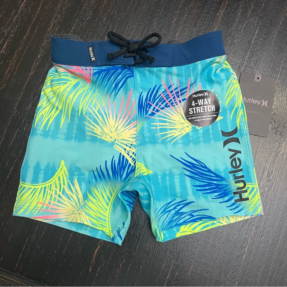 NWT Hurley Boys Size 2T Swim Trunks